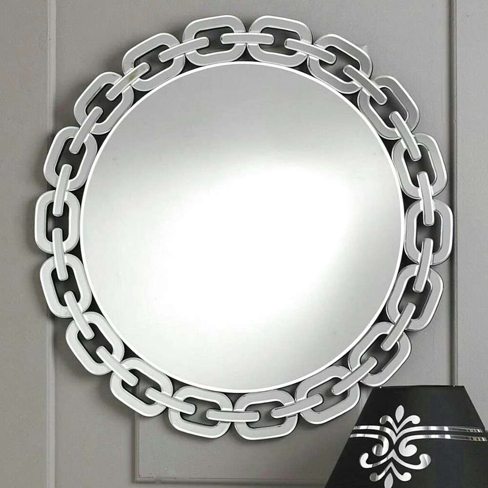 Interlinked Chain Round Mirror Interlinked Chain Round Mirror